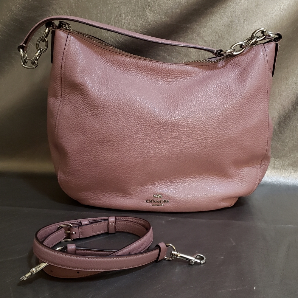 COACH F31399 ELLE HOBO STRAWBERRY/IM GOLD
